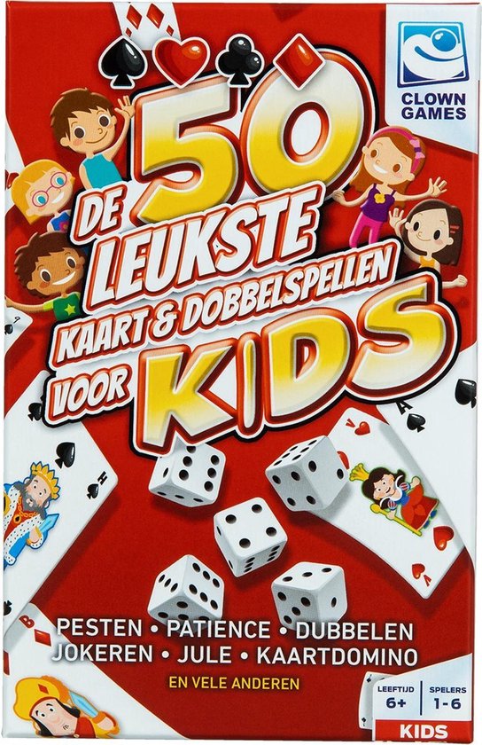 Clown Games Kids 50 Kaart&Dobbel Spellen