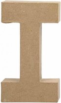 papier-m√¢ch√© letter I 20,5 cm