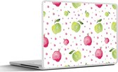 Laptop sticker - 11.6 inch - Appel - Granaatappel - Sjablonen - 30x21cm - Laptopstickers - Laptop skin - Cover