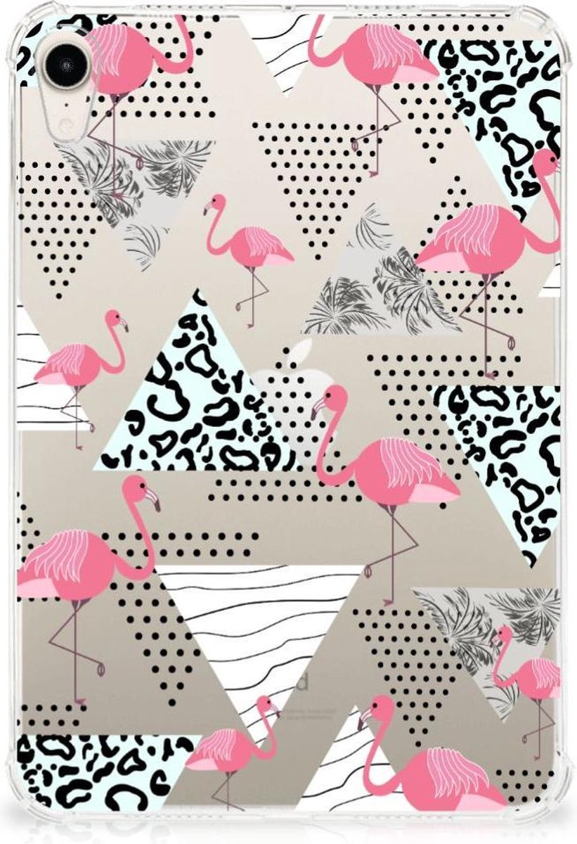 Apple iPad mini 6 (2021) Back Case Flamingo Triangle