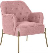 Tv meubel - shoe-removing chair polyester wood 130x44x69 pink - roze