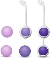 Wellness - Kegel Training Set - Paars - Sextoys - Vagina Toys - Toys voor dames - Geisha Balls