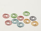 Paper clips in potje 120g +/-140x Rond 22mm metallic.