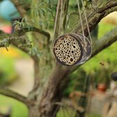 Relaxdays insectenhotel bijen - insectenhuis - bijenhotel - nestkast insecten - hangend
