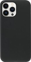 ADEL Tarwe Stro TPU Back Cover Softcase Hoesje Geschikt voor iPhone 13 Pro Max - Duurzaam Afbreekbaar Milieuvriendelijk Zwart