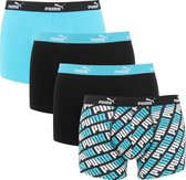 Puma - Print Boxer 4-pack - Blue Combo