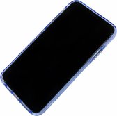 Apple iPhone Xs Max - Silicone transparante soft hoesje Emma blauw - Geschikt voor