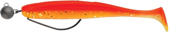 Swimy Cheburashka Rig 7g & Pompei Shad 10cm - Kleur : Orange Yellow ...