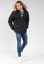 DEELUXE Parka met capuchon van bont BROWDSON Charcoal