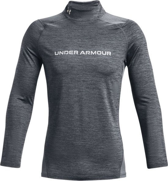 Under Armour Coldgear Armour Fitted Twist Mock sportsweater heren grijs