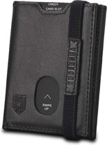 Portemonnee - RFID Blocking Technologie - Heren - Zwart - Leer - Creditcard vak - ID vak - 7 Kaartvakken