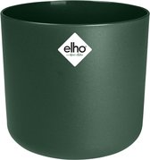 Elho B.for Soft Rond 25 - Bloempot voor Binnen - 100% Gerecycled Plastic - Ø 24.7 x H 23.3 cm - Blad Groen