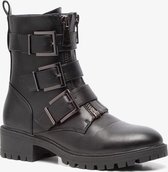 Blue Box dames biker boots - Zwart - Maat 37