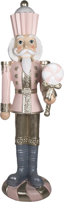 Clayre & Eef Beeld Notenkraker 178 cm Roze Kunststof