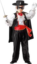 Widmann - Zorro Kostuum - Heldhaftige Held Zorro Kind Kostuum - rood,zwart,wit / beige - Maat 116 - Carnavalskleding - Verkleedkleding