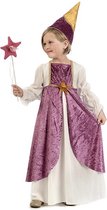 Elfen Feeen & Fantasy Kostuum | Goede Fee Femke Sterrenstof | Meisje | Maat 122 | Carnaval kostuum | Verkleedkleding
