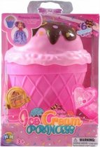 tienerpop cupcake meisjes 13 x 9 cm roze/rondjes