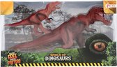 speelset T-rex junior 32 x 8 cm rood 2-delig