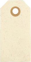 labels beige 4 x 8 cm karton 20 stuks