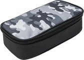 etui Camouflage 24 x 12 x 12 cm grijs/zwart