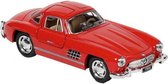 Metalen Mercedes-Benz 300 SL Coup√© (1954): Rood