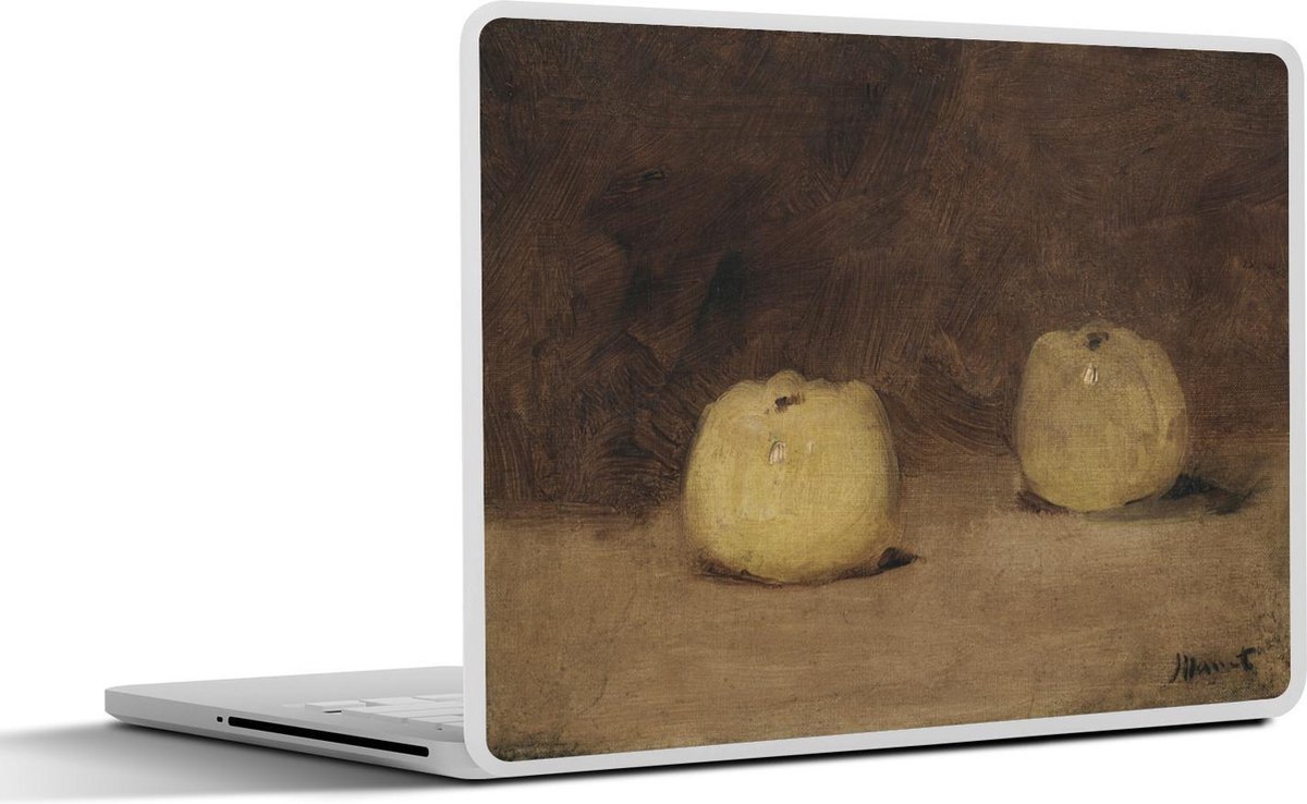 Afbeelding van product SleevesAndCases  Laptop sticker - 17.3 inch - Still life with two apples - Edouard Manet