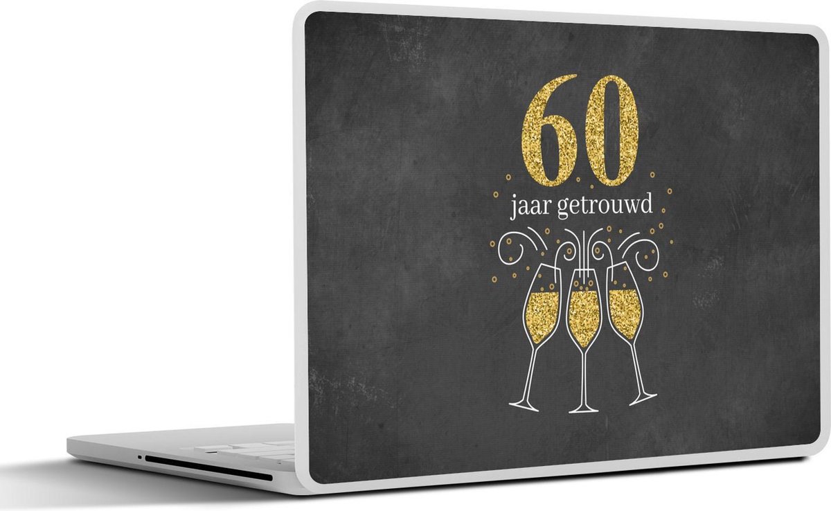 Sticker Pour Ordinateur Portable 12 3 Pouces Mariage 60 Ans De Mariage Bol Com
