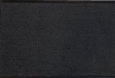 Ikado  Droogloopmat op maat zwart 118cm ecologisch  118 x 200 cm