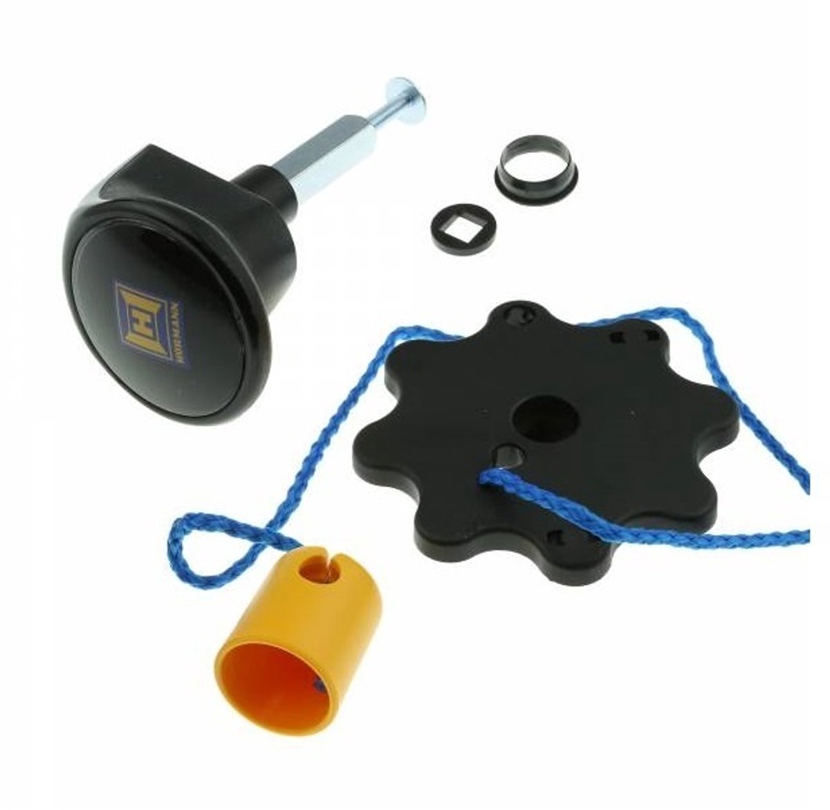Hörmann knop/kruk set voor Garagedeur Zwart