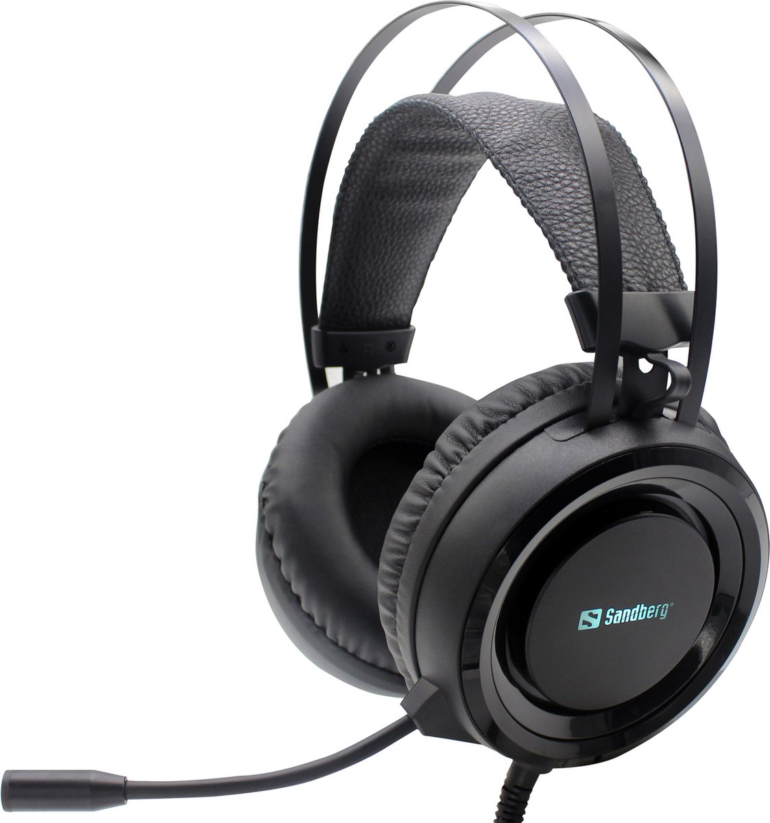 Sandberg 126-22 hoofdtelefoon/headset Bedraad Hoofdband Gamen Zwart