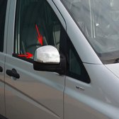 Spiegelkappen Mirror Cover Chroom Spiegelkap Voor Mercedes Vito W639 2010-2014