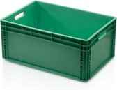 Krat plastique 60x40x27 cm verte Eurobox Euro crate Caisses empilables Caisses empilables