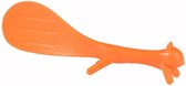 Rijstlepel - opscheplepel eekhoorn - Kunststof - Oranje