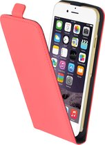 Apple iPhone 6/6s Hoesje - Mobiparts - Premium Serie - Kunstlederen Flipcase - Peach Pink - Hoesje Geschikt Voor Apple iPhone 6/6s