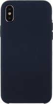 Apple iPhone X/10 Hoesje - Mobigear - Color Serie - TPU Backcover - Donkerblauw - Hoesje Geschikt Voor Apple iPhone X/10