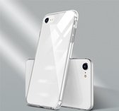 Mobigear Crystal Hardcase Hoesje - Geschikt voor Apple iPhone 7 - Transparant / Wit