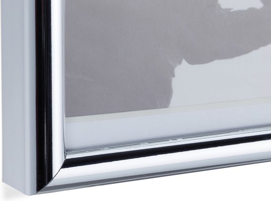 cadre photo relaxdays 10x15 cm - cadre photo - cadres d'échange - 2 cadres photo - passe partout argent