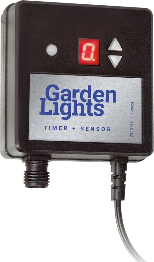 Garden Lights Schemerschakelaar Met Timer 12v 150 W Zwart | bol.com