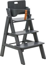 Bopita Stully kinderstoel met beugel - Deep Grey