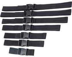 Master Series Subdued 7-Delige Bondageriemen Set