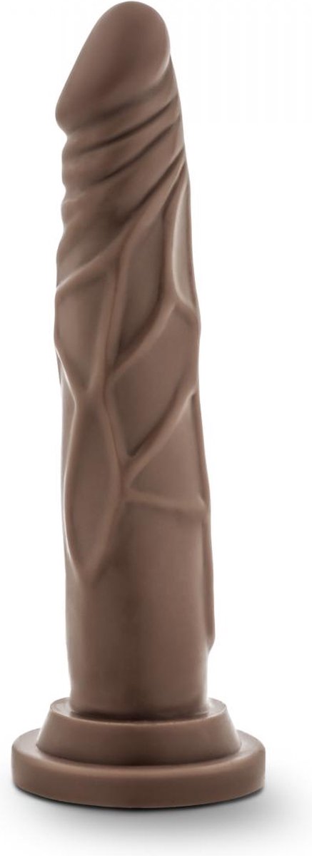 Goedkoopste Dr. Skin - Realistische Dildo Met Zuignap 19 cm - Chocolate
