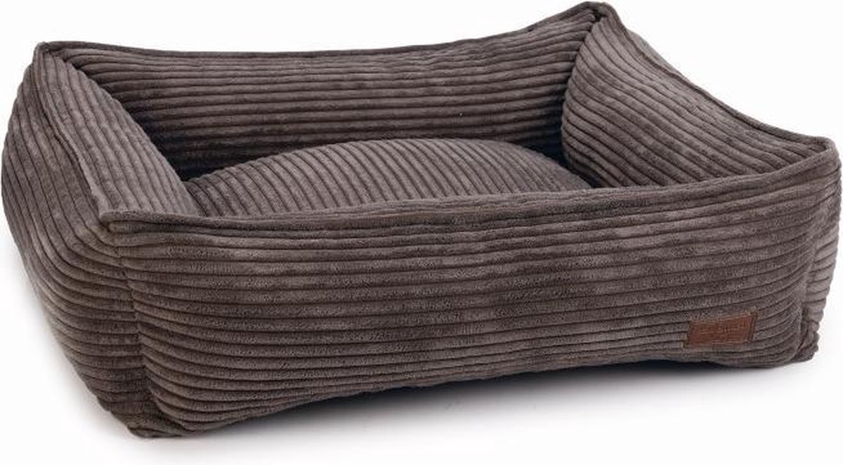 Designed by Lotte Ribbed - Hondenmand - Bruin