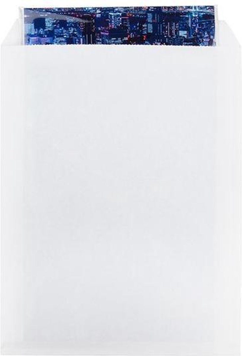 Papieren zakken Wit 159x235mm - 100 st