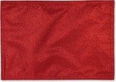 Unique Living | Placemat Glitter | Rechthoekig | Polyester | Rood | 30x45cm