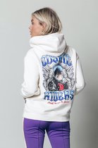 Colourful Rebel Cosmic Riders Hoodie  Wit Dames - Oversized Fit - Polyester - XS