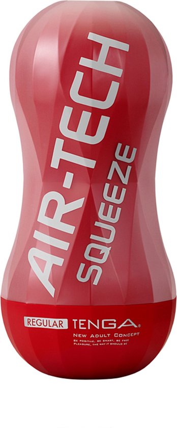 Tenga - Air-Tech Squeeze Masturbator - Regular - Rood