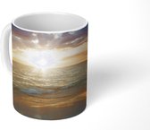 Mok - Zonsondergang - Wolken - Strand - 350 ML - Beker