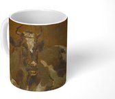 Mok - koe - Schilderij van Anton Mauve - 350 ML - Beker