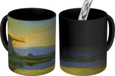 Magische Mok - Foto op Warmte Mokken - Koffiemok - Oostzijdse molen - Piet Mondriaan - Magic Mok - Beker - 350 ML - Theemok