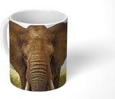 Mok - Afrikaanse olifant vooraanzicht - 350 ML - Beker